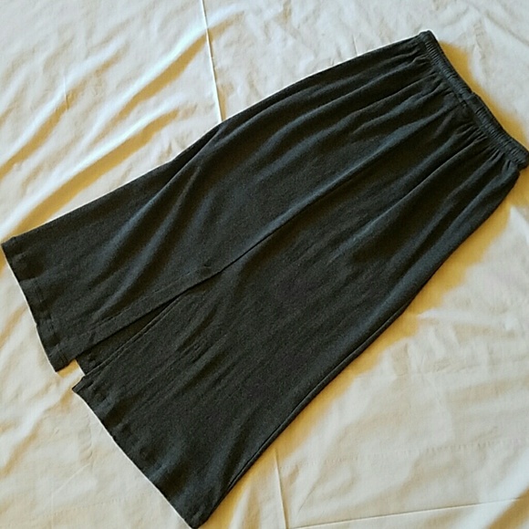 Gray Jersey Maxi Skirt - Picture 4 of 4