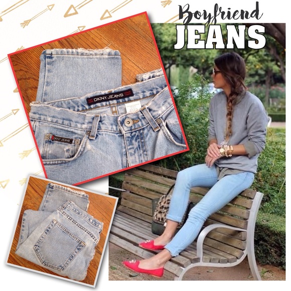 ● SOLD ● dkny boyfriend style jeans ∙