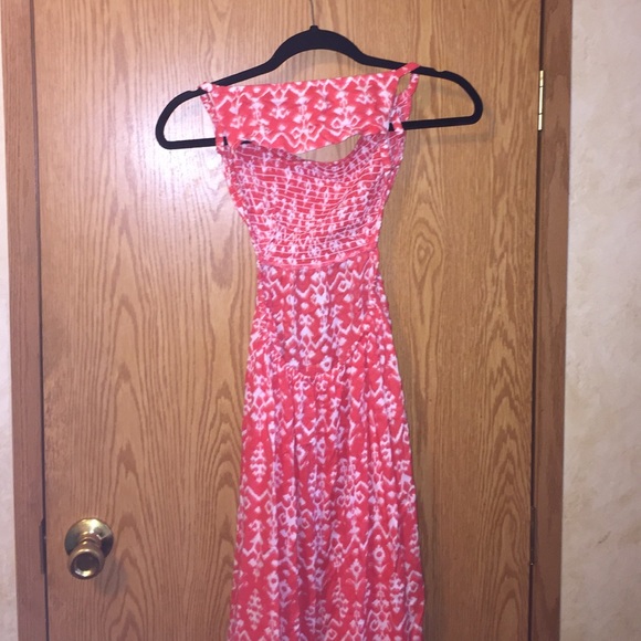 Orange Patterned Sundress - Picture 3 of 3