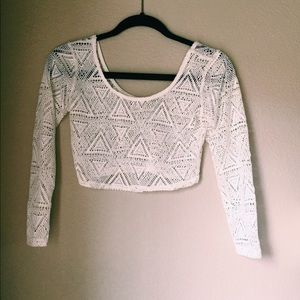 See through Pac sun Crop top