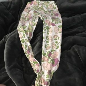 Lularoe os floral leggings