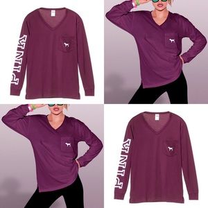 NWT💟 VS Pink Campus Tee