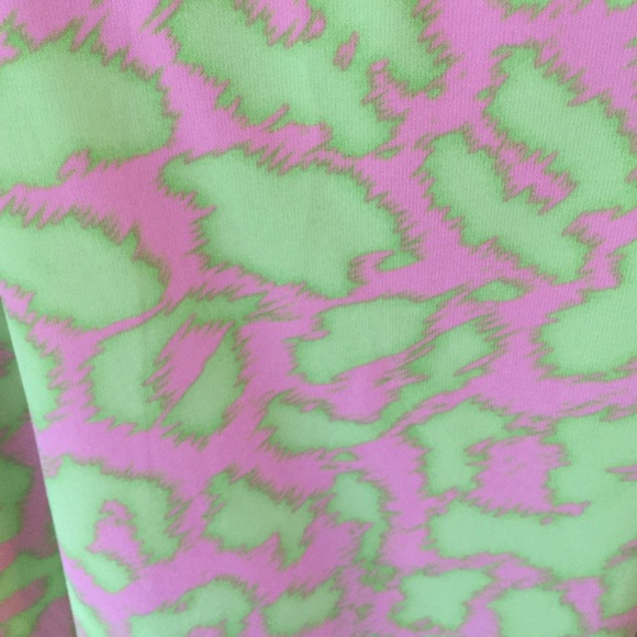 Neon green/pink print spaghetti strap - Picture 3 of 3