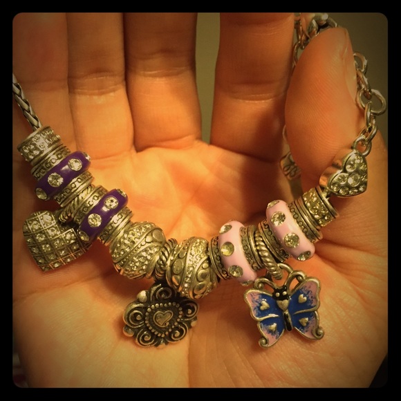 💜Purple💜 BRIGHTON Charm Bracelet NWOT