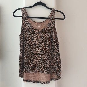 H&M leopard print tank