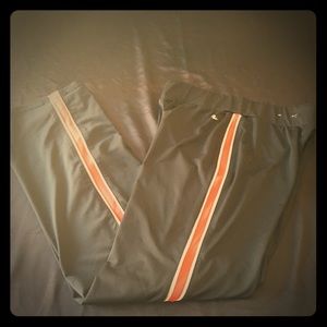 Black and red work out pants