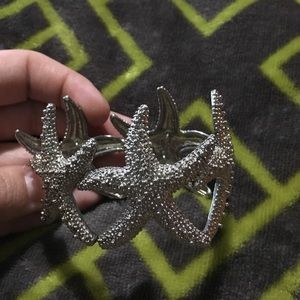 Francesca's silver starfish bracelet