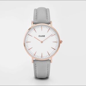 CLUSE La Bohème Rose Gold White/Grey Watch