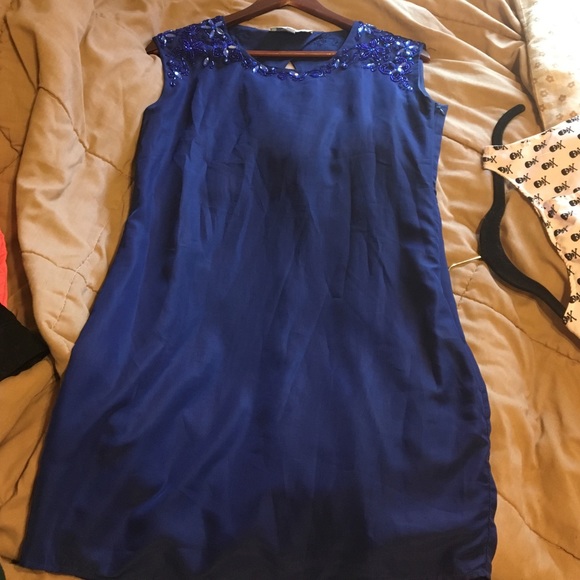 Cobalt blue size Small dress, worn quite a bit!