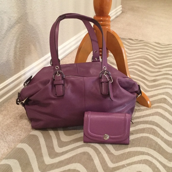 LOWEST PRICE!! Coach handbag AND matching wallet