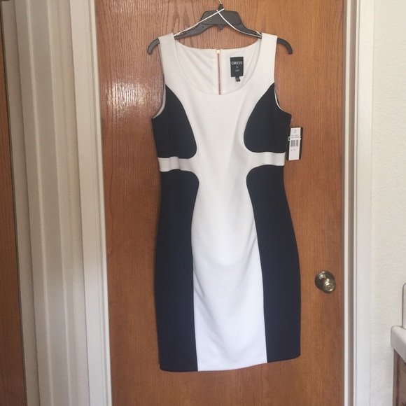 Dress by Jax Studio - two tone sheath dress