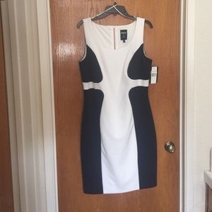 Dress by Jax Studio - two tone sheath dress