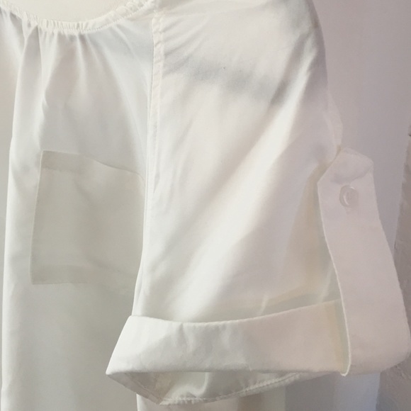 Sheer white top - Picture 2 of 3