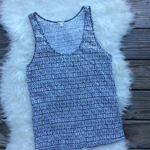 J. Crew Ikat Sequin Tank J. Crew Ikat Sequin Tank