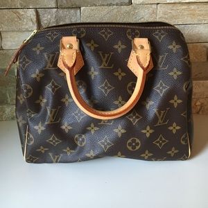 Authentic Louis Vuitton Speedy 25 Handbag