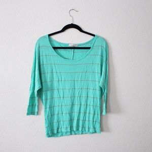 ⭐️SALE!⭐️ Striped 3/4 Sleeve Tee