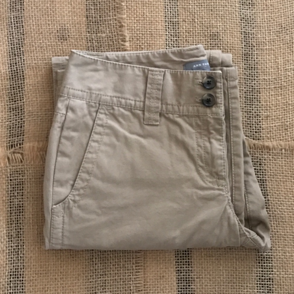 Ann Taylor Signature Fit Khaki Pants