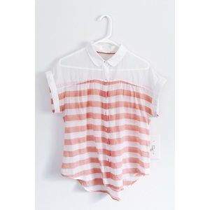 Anthropologie / Hei Hei Peter Pan collar blouse