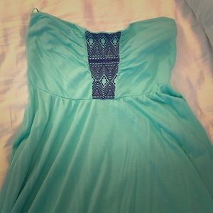 Roxy strapless dress