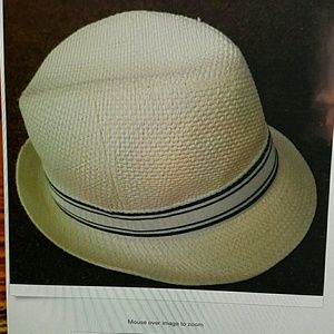 White fedora, size medium