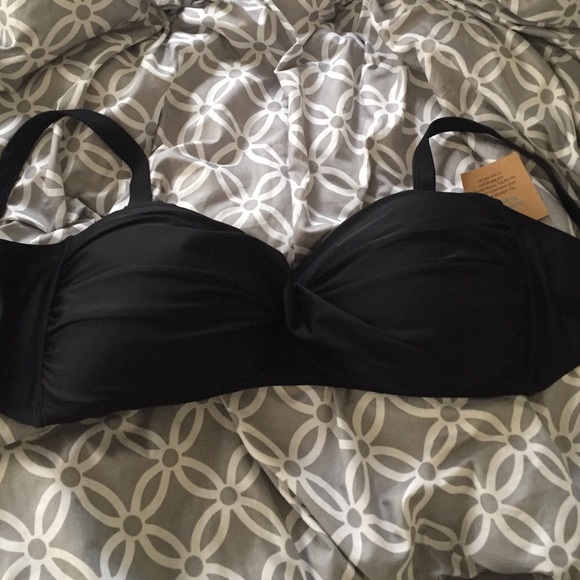 Black bikini top purchased from swimsuits for all