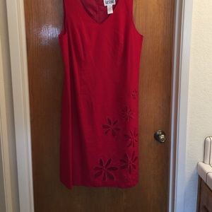 Kari's  Lorene Linen/ Rayon. Sheath Dress