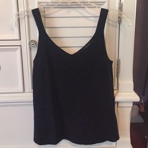Black tank top