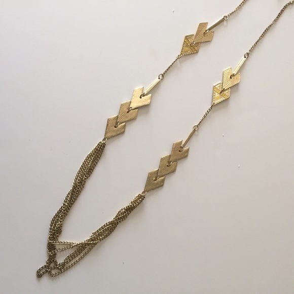 Arrow + Gold Multi-Stand Necklace - Picture 4 of 4