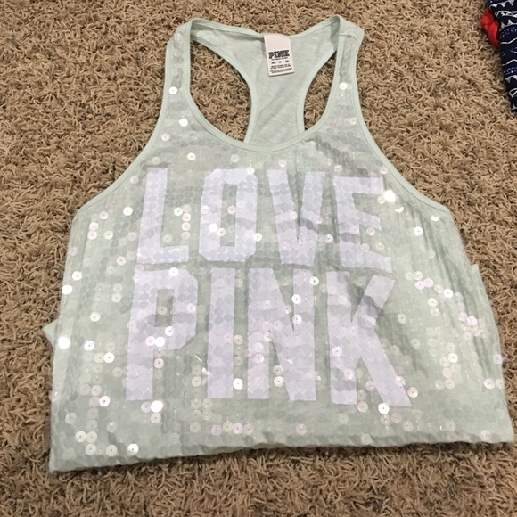 Mint green tank top