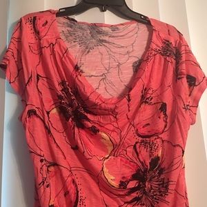 Apt 9 Essentials flower print shirt