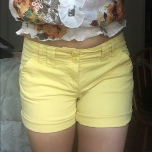 Yellow Shorts - End of season sale!
