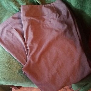 Torrid grey wide leg dress pant 18 short