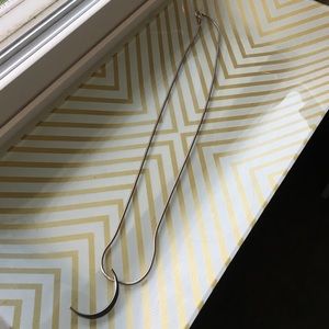 Polished Crescent Necklace