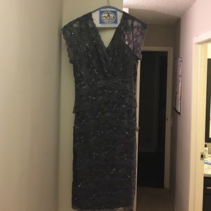 Marina size 8 petite grey dress size