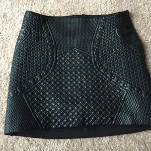 Updated black leather skirt pics