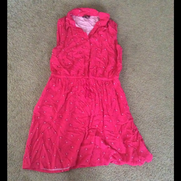 Bird Collared Dress