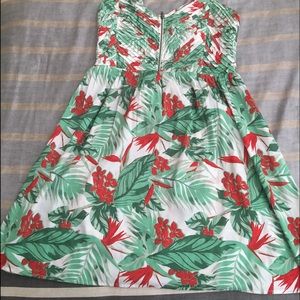 Roxy tropical print dress