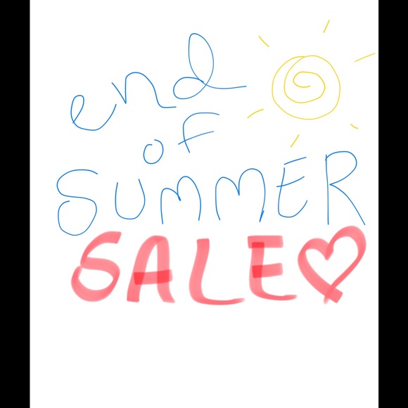 End of summer sale