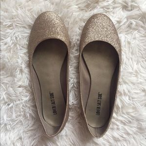 Glittery flats from payless