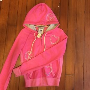 Victoria's Secret PINK bling zip up