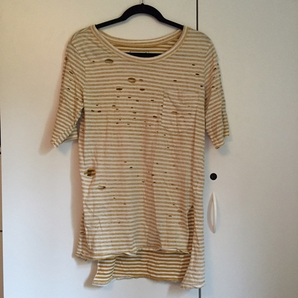 FP We the Free Oversized ripped tee