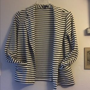 Striped Forever 21 Blazer