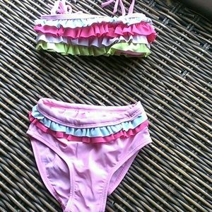 Colorful 2 piece swimsuit