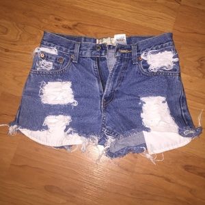 Levi High-waisted Jean Shorts