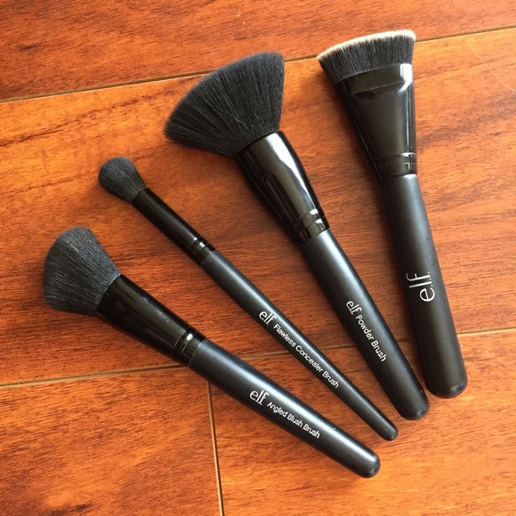 4 Elf Makeup Brushes