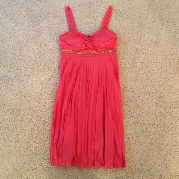 Coral Dress!  Like new!