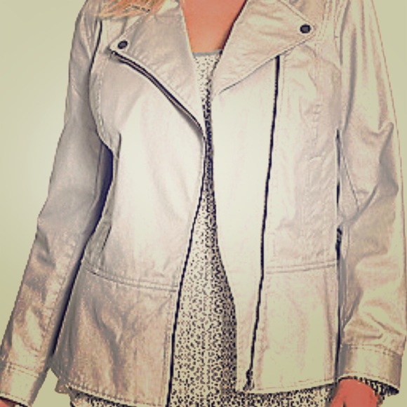 Grey DKNY moto jacket. New without Tag.