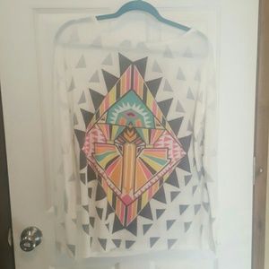 Tribal design sweater