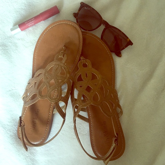 Kelly and Katie Brown Sandals