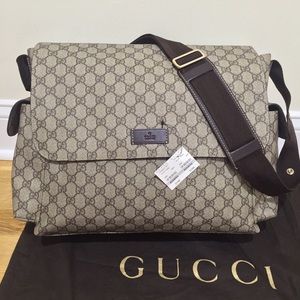 GUCCI 👶🏻 DIAPER BAG!!! ❤️ Brown GG+ messenger